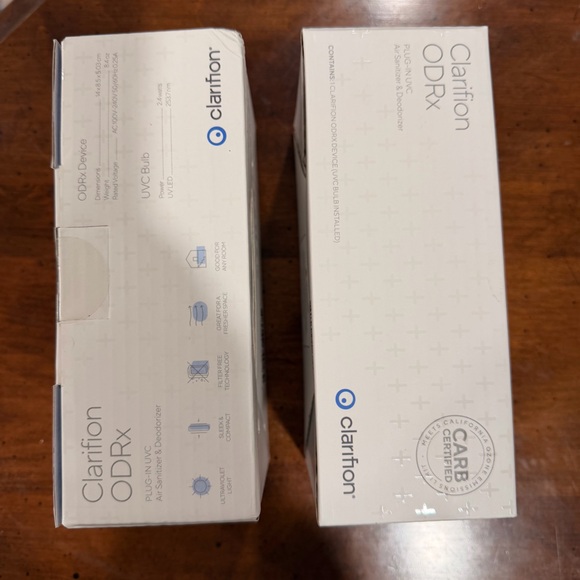 Clarifion ODRx Plug-In UV Light Air Sanitizer Deodorizer (2 included) - Picture 2 of 3